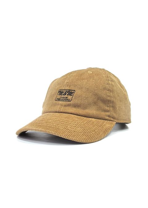 【ラスト1点】CORDUROY CAP (TAN) / ロゴ刺繍 コーデュロイキャップ