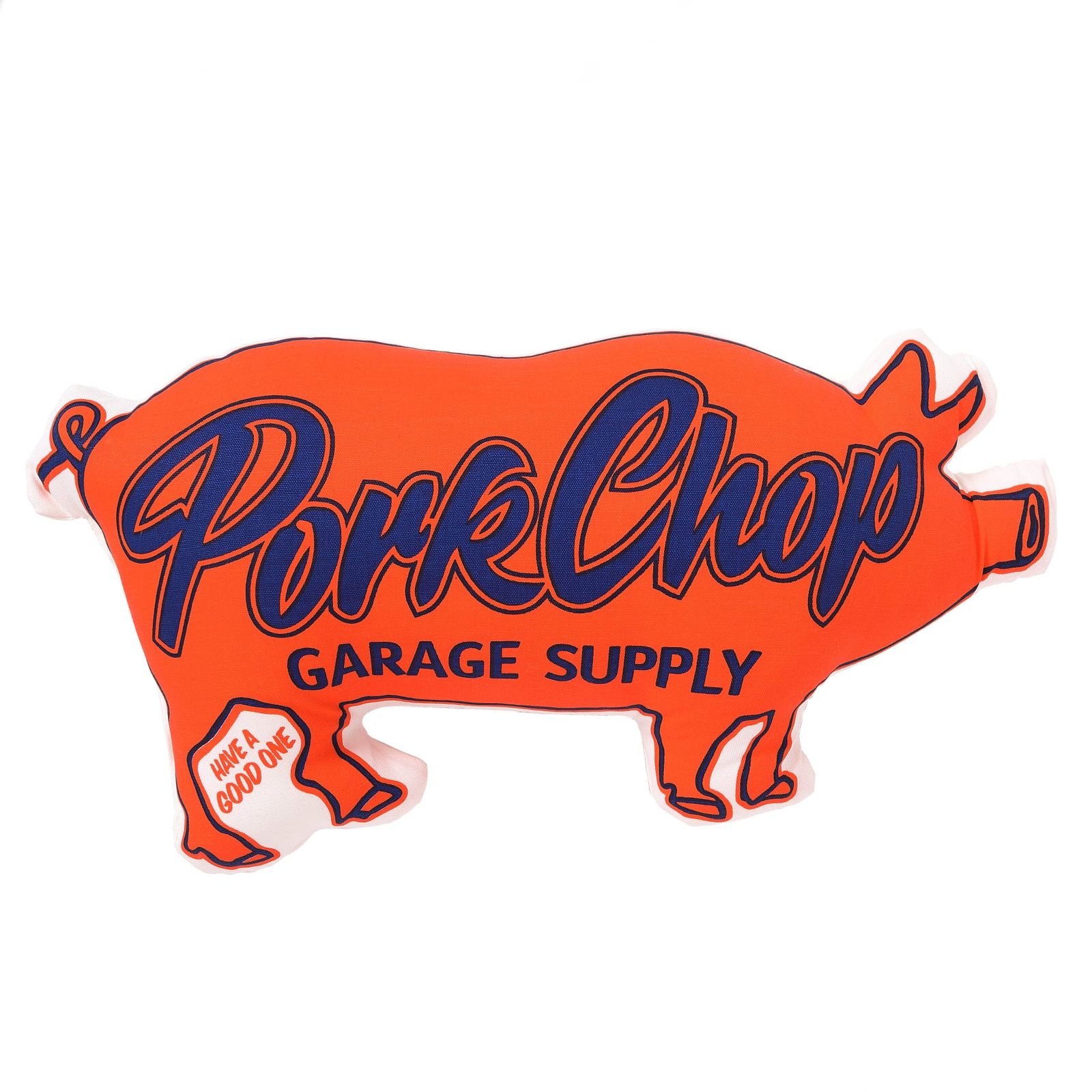 PORK CUSHION (ORANGE/NAVY) / ポーククッション