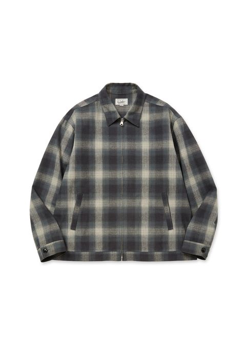 OMBRE CHECK SWINGTOP (BLACK) / オンブレチェック スイングトップ