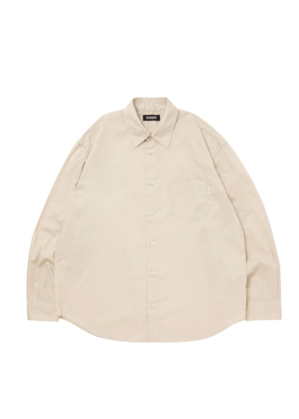 R9 TYPEWRITER SHIRT (IVORY) / タイプライター レギュラー カラー シャツ