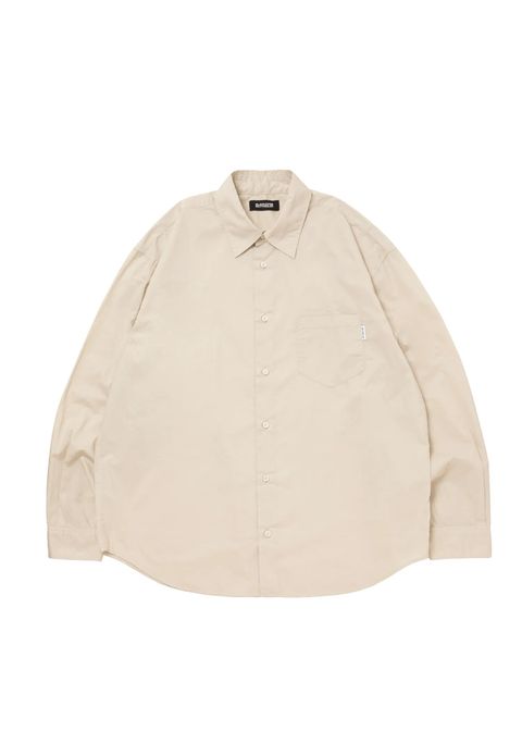 R9 TYPEWRITER SHIRT (IVORY) / タイプライター レギュラー カラー シャツ