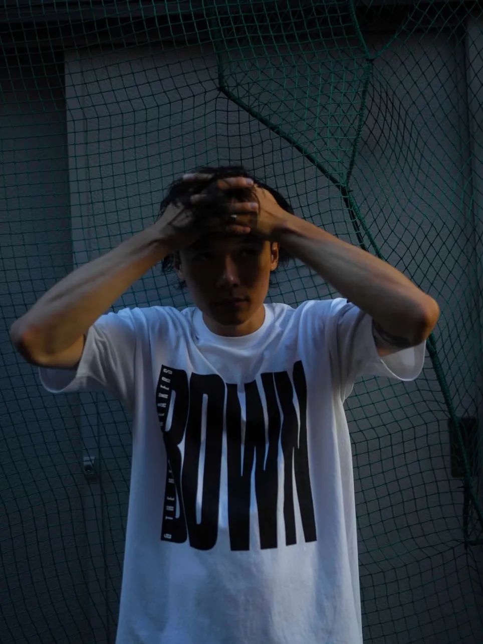 【ラスト1点】S/S PRINTED TEE "BILL" (WHITE) / プリント Tシャツ