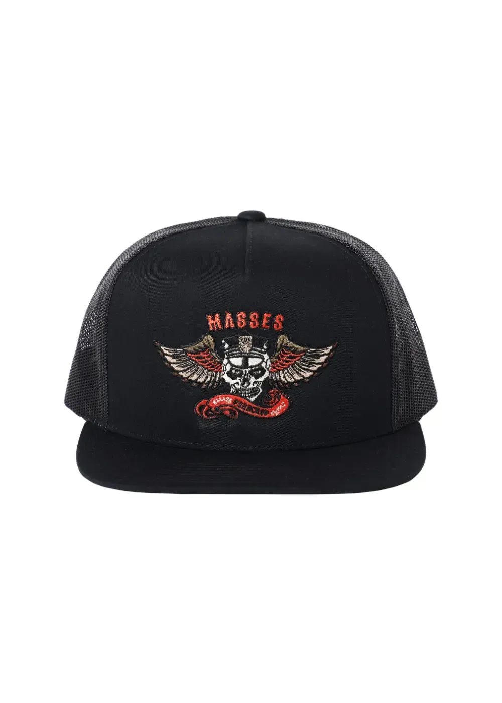 MESH CAP EAGLE P (×MASSES) (BLACK) / マシス コラボレーション メッシュキャップ