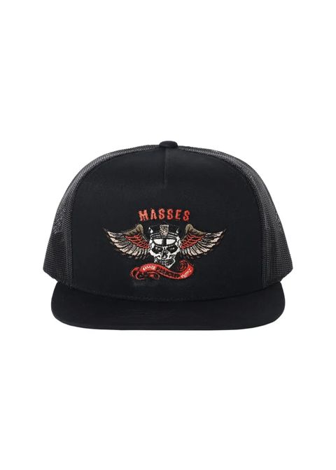 MESH CAP EAGLE P (×MASSES) (BLACK) / マシス コラボレーション メッシュキャップ