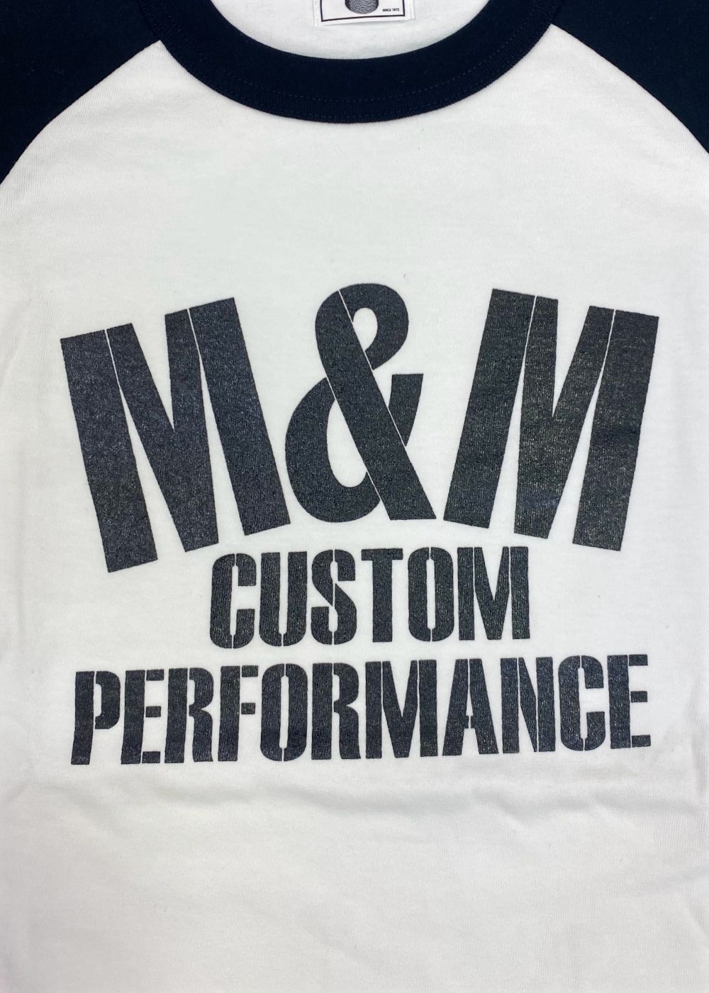 RAGLAN TEE (WHITE×BLACK) / ラグラン ロングスリーブ Tシャツ