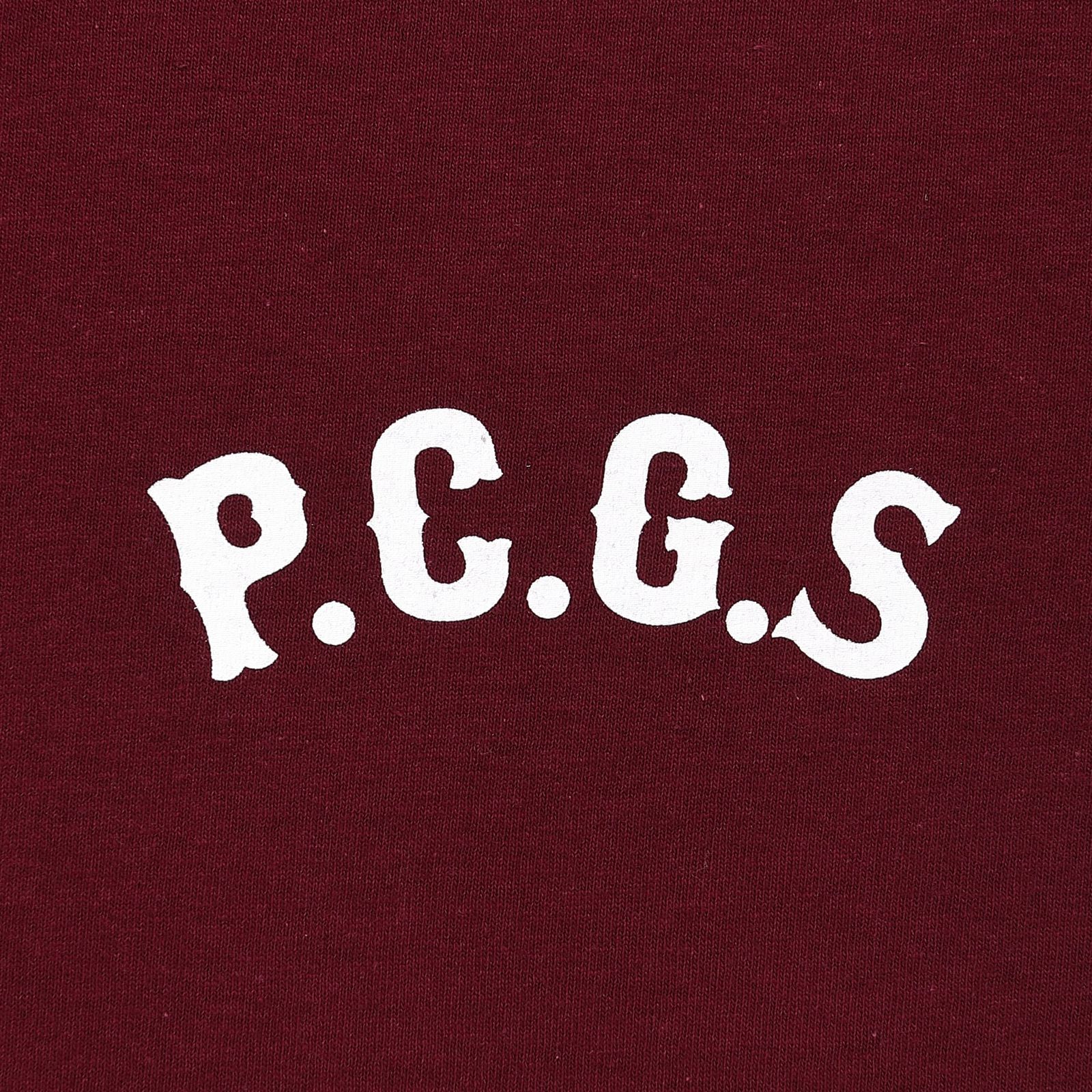 CIRCLE PORK TEE (BURGUNDY) / サークルポーク Tシャツ