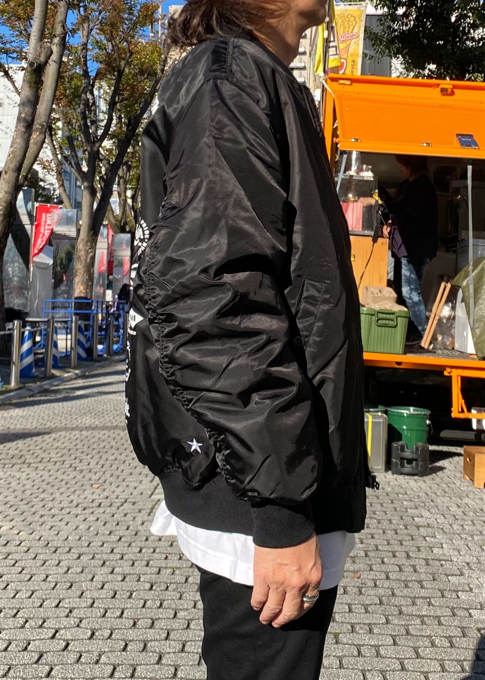 MA-1 (BLACK) / バックプリント MA-1