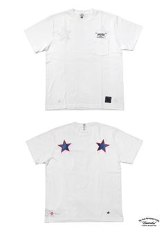PRINT S/S TEE (WHITE) / アンライバルド コラボT