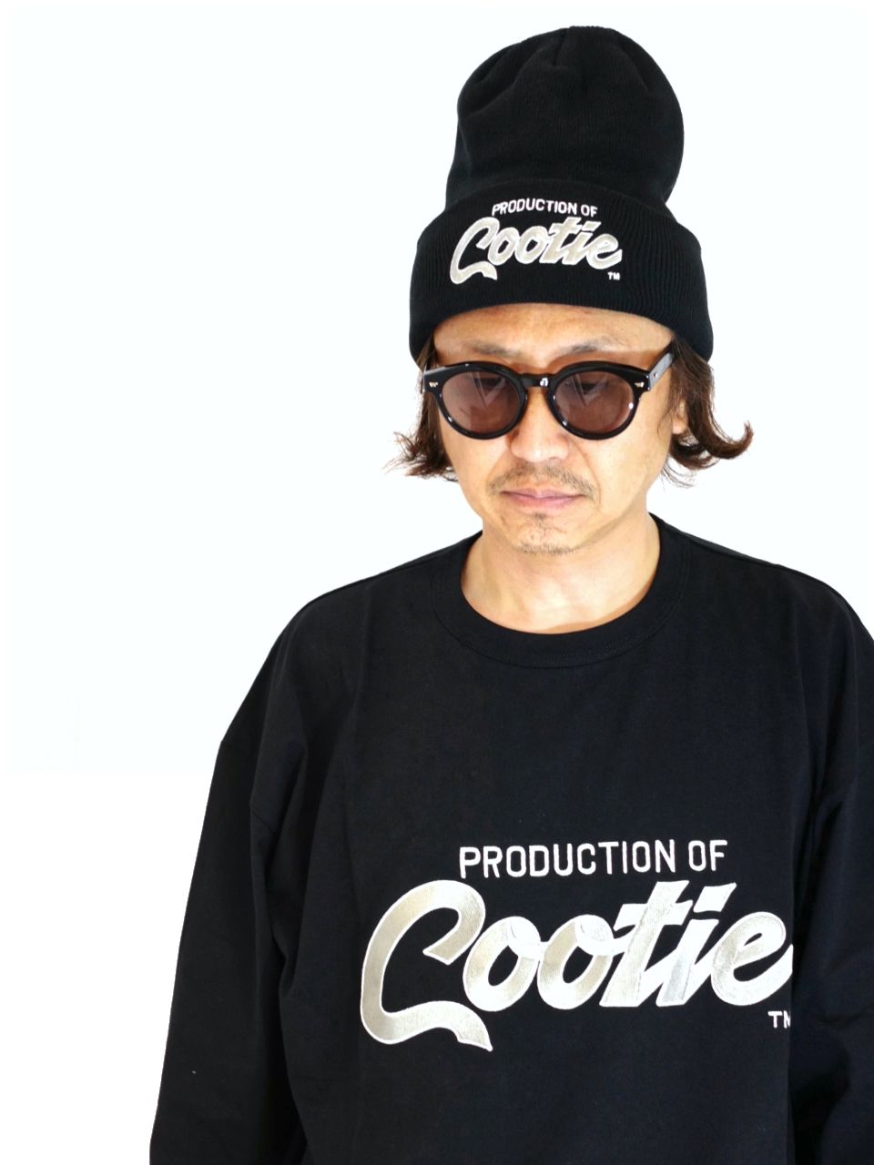 COOTIE PRODUCTIONS - Embroidery Dry Tech Big Cuffed Beanie