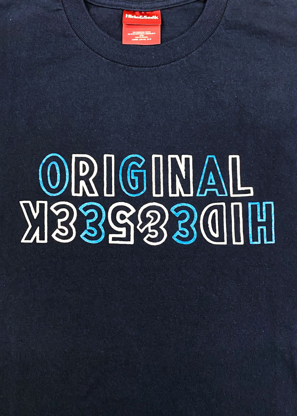 Original H&S L/S Tee (NAVY) / 西浦徹 コラボ ロンT