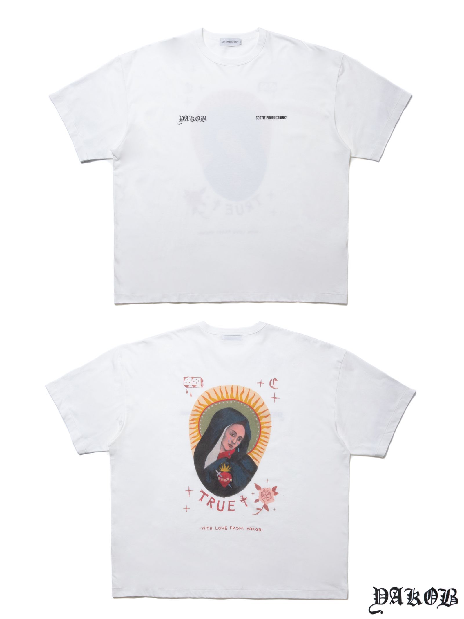 COOTIE PRODUCTIONS - Print S/S Tee (MARY) (WHITE) / Jakob Morley ...