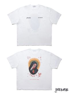 COOTIE PRODUCTIONS - Print S/S Tee (MARY) (BLACK) / Jakob Morley 