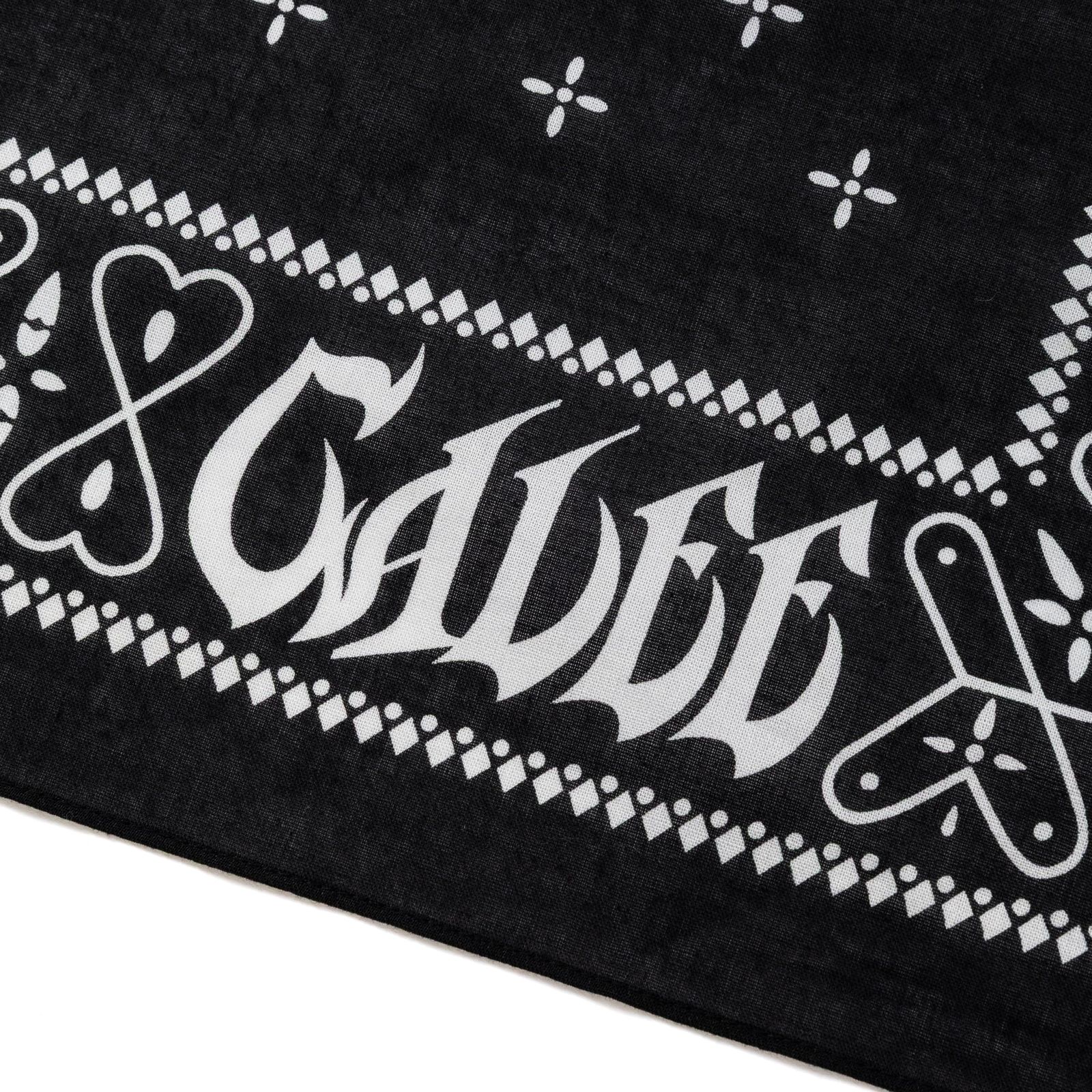 CROSS BANDANA (BLACK) / クロスパターン バンダナ