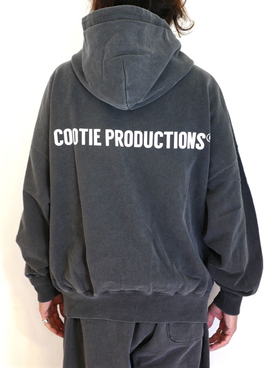 COOTIE PRODUCTIONS - Pigment Dyed Open End Yarn Sweat Hoodie 