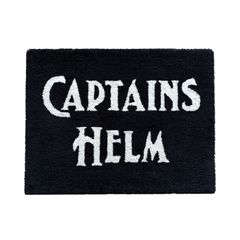 CH LOGO RUG (BLACK) / オリジナルラグマット