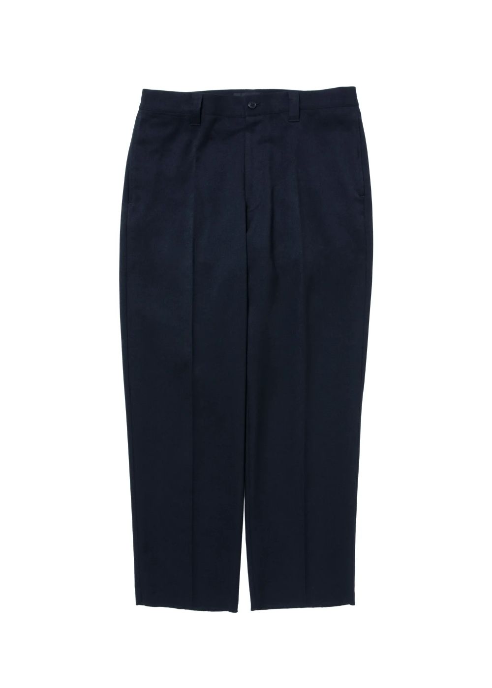 R9 TWILL SLACKS (NAVY) / ポリエステル ツイル スラックス