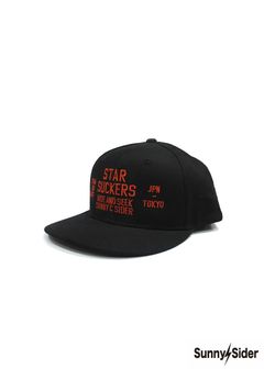 × SUNNY C SIDER BASEBALL CAP (BLACK×ORANGE) / サニーシーサイダー コラボキャップ