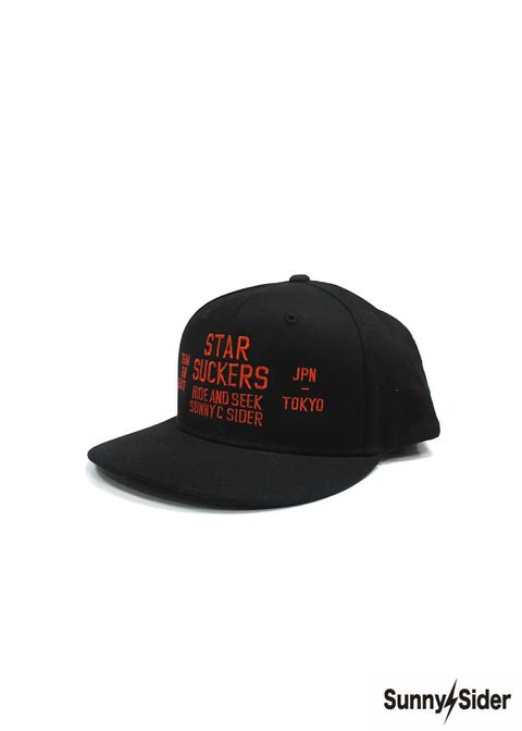 × SUNNY C SIDER BASEBALL CAP (BLACK×ORANGE) / サニーシーサイダー コラボキャップ
