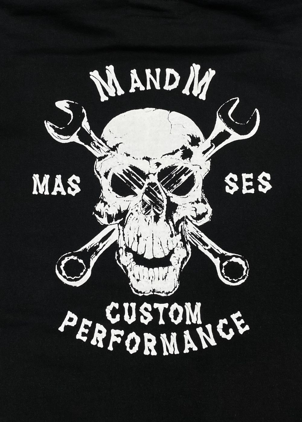 M&M CUSTOM PERFORMANCE - ×MASSES HOODED SKULL WRENCH (BLACK
