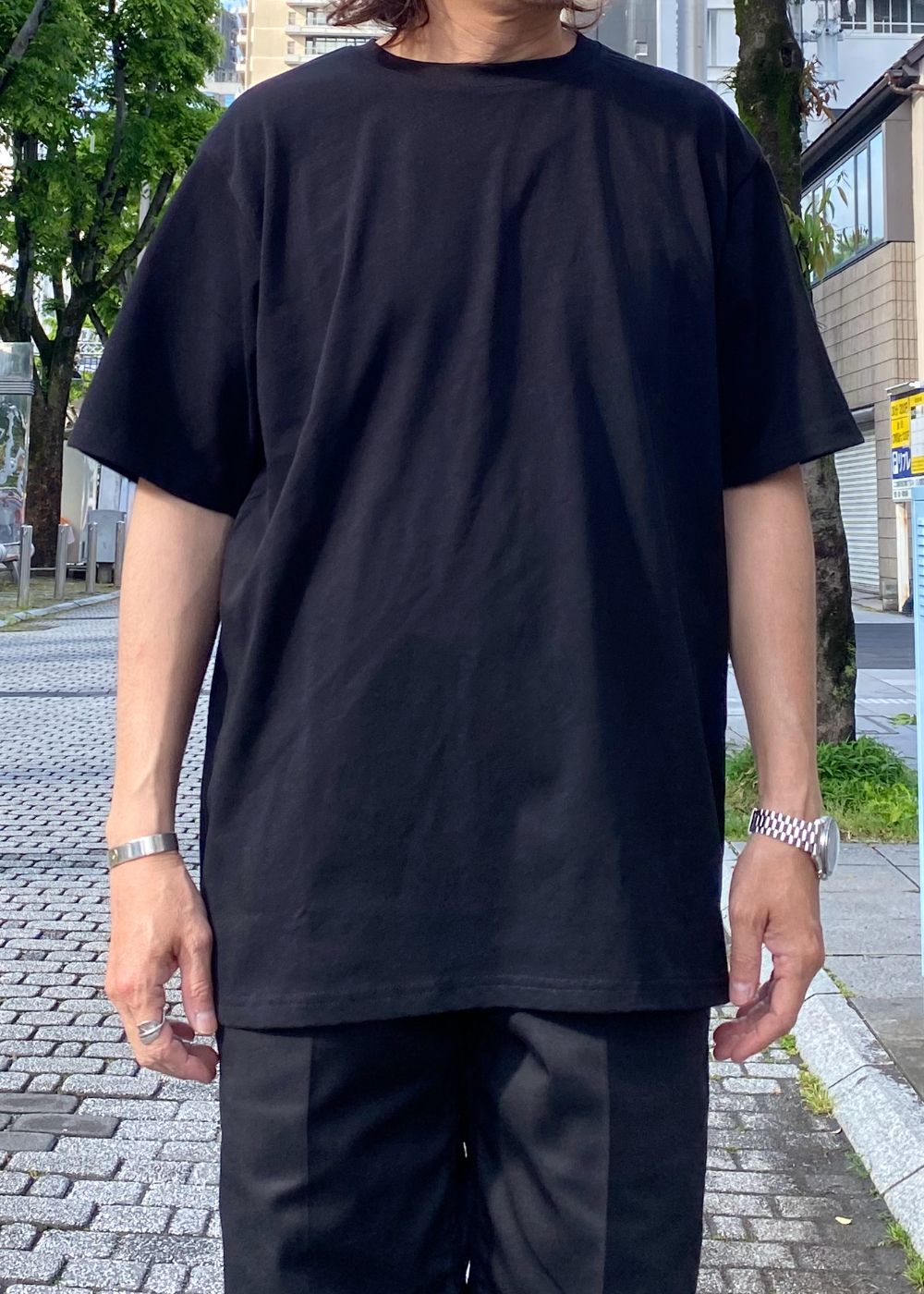 【ラスト1点】R9 BASIC SS TEE (BLACK) /  オリジナル ロゴプリント Tシャツ