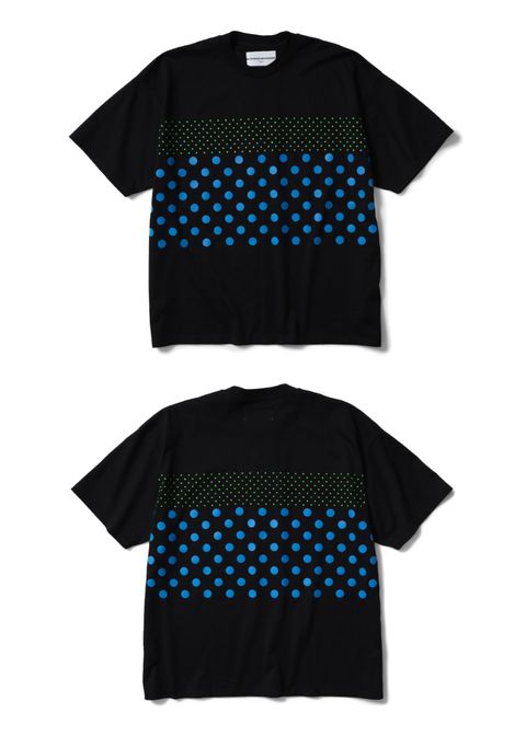 DOT TEE (BLACK) / ドット プリント Tシャツ