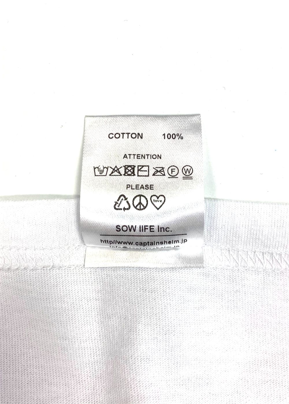 LOCALS SS TEE (WHITE) / ロゴ プリント Tシャツ