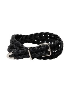 COOTIE PRODUCTIONS - Leather Braid Belt (GOLD) / レザー メッシュ 