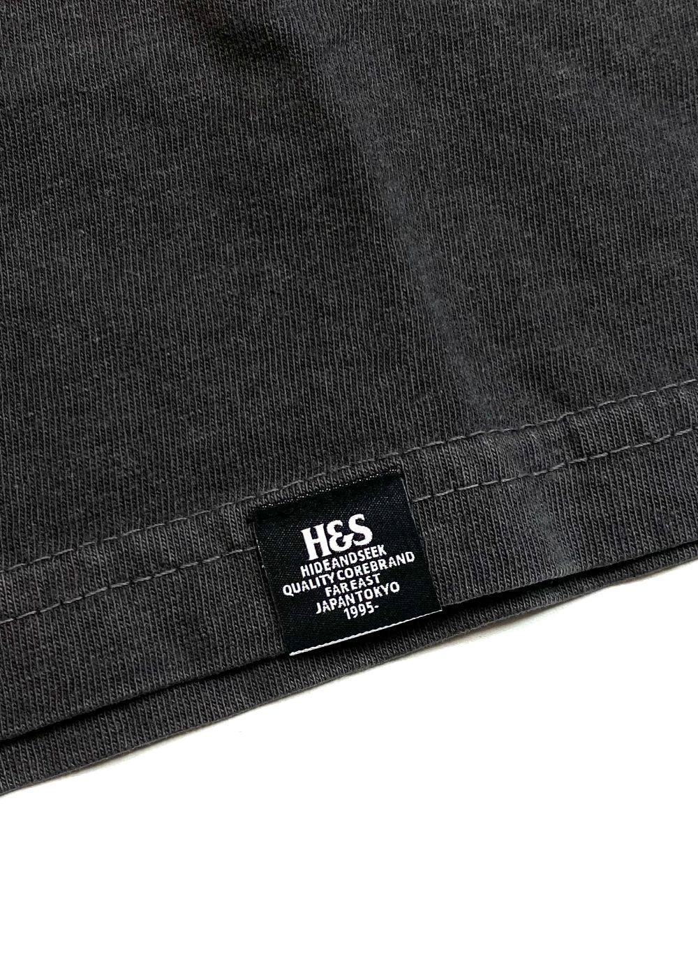 HIDE AND SEEK - 【ラスト1点】×CARSERVICE L/S Tee-2 (D-BLACK