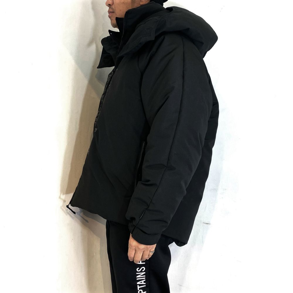 DETACHABLE HOOD TECH JACKET (BLACK) / ハイスペック パフジャケット