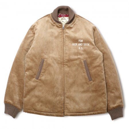 素材や色味で季節感をご堪能頂けるHIDENANDSEEK / CORD SPORTS JACK 