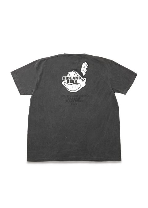 Indian S/S Tee (D-BLACK) / ロゴ プリントTee