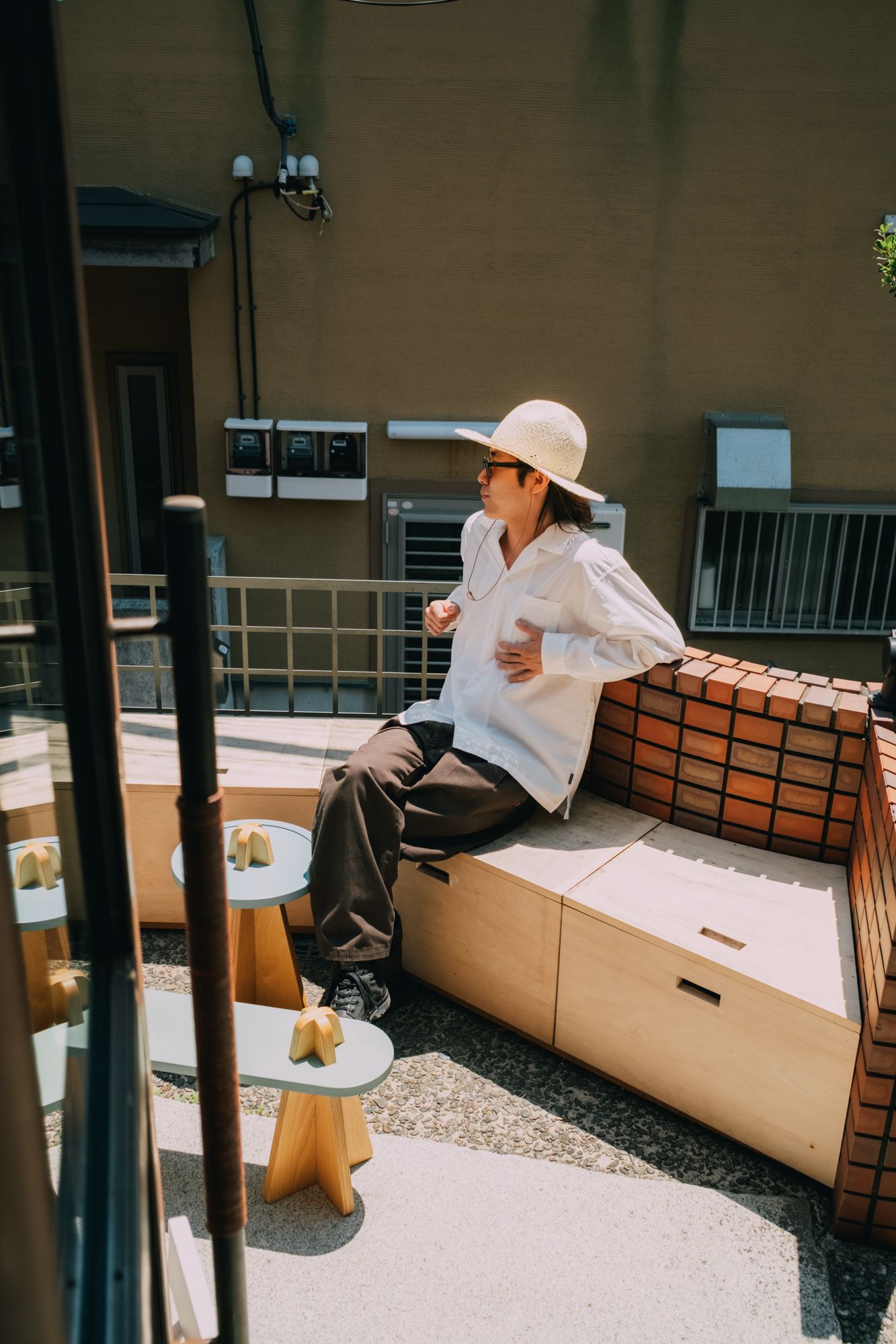 MOUNTAIN STRAW HAT (NATURAL) / ストローハット