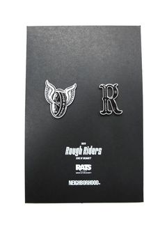 ×NEIGHBORHOOD T.R.R PINS (BLACK) / ×ネイバーフッド TOKYO ROUGH RIDERS バッジセット