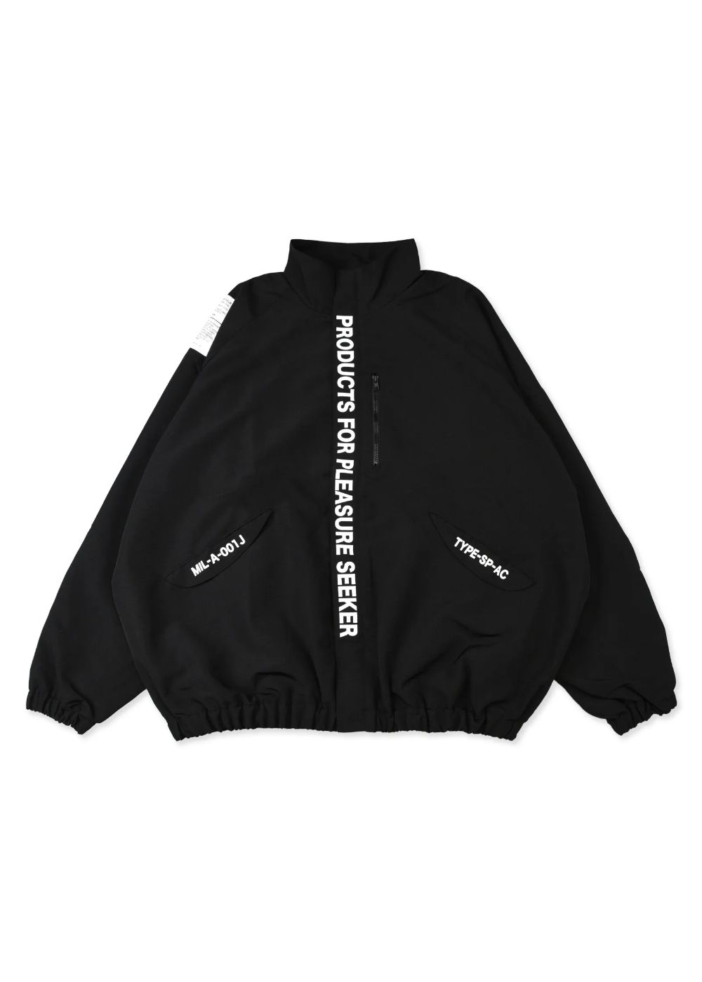 【ラスト1点】MIL SEEKERS NYLON JACKET (BLACK) / リップストップ ナイロン トラック ジャケット / セットアップ可能