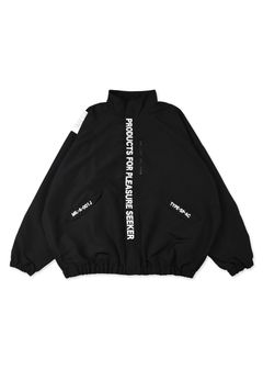 【ラスト1点】MIL SEEKERS NYLON JACKET (BLACK) / リップストップ ナイロン トラック ジャケット / セットアップ可能