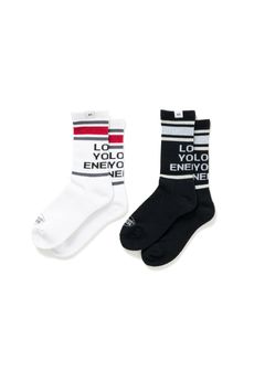 2 Pcs JACQUARD SOCKS "LARRY" (BURGUNDY) / 2パック ラインソックス
