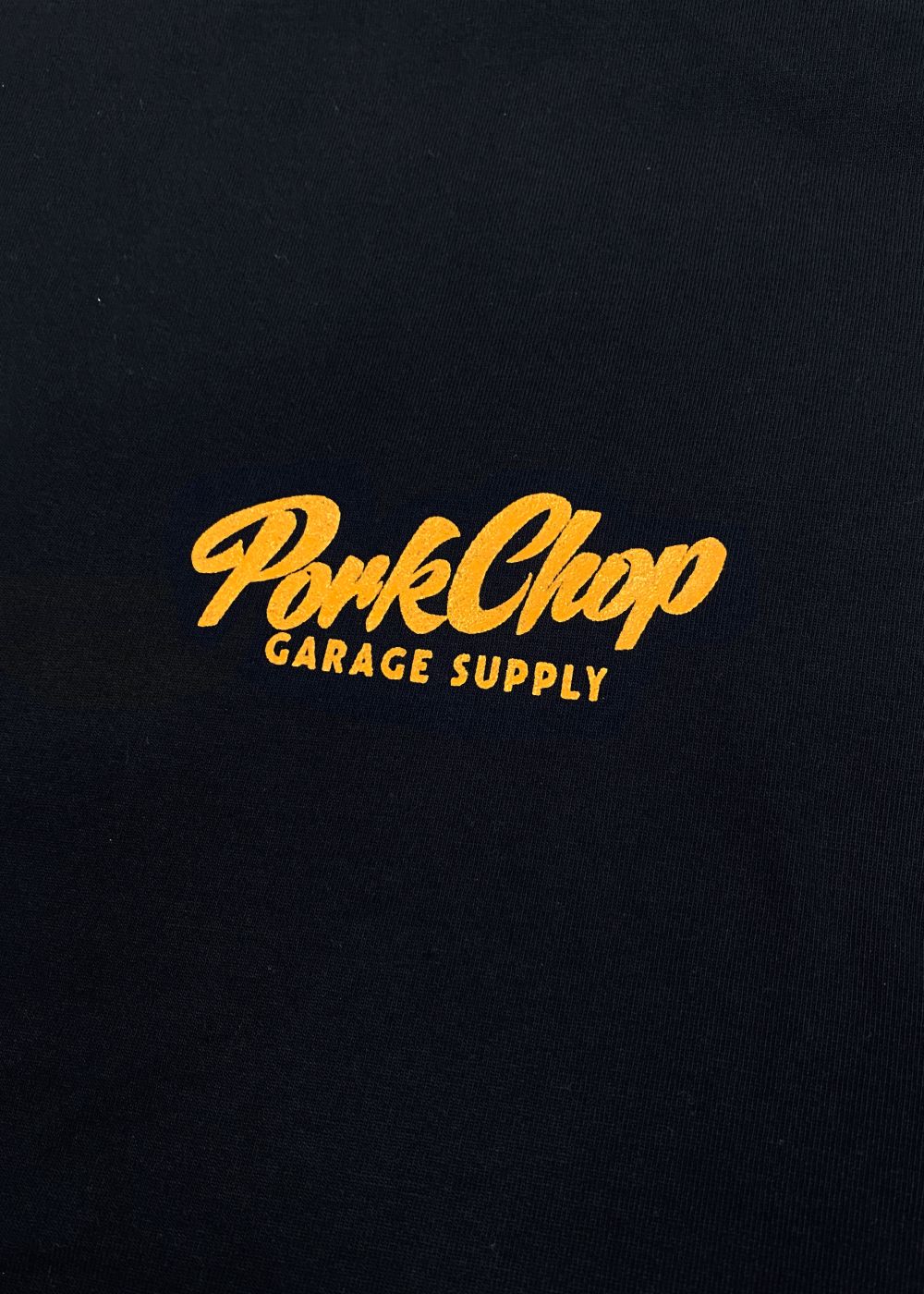 SCRIPT PORK L/S TEE (BLACK) / スクリプト ロゴ L/S Tシャツ