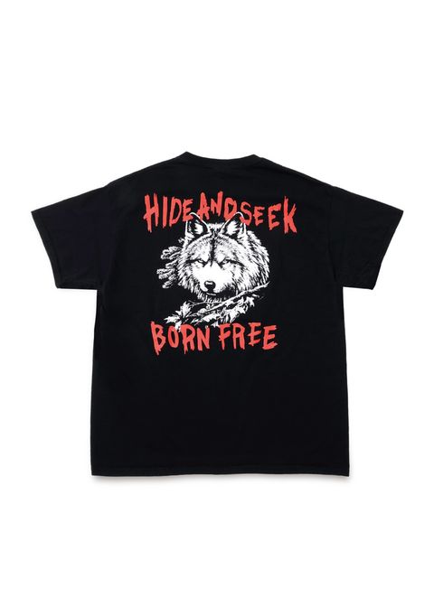Wolf S/S Tee (Back) (BLACK) / ウルフ プリントTee (バック)