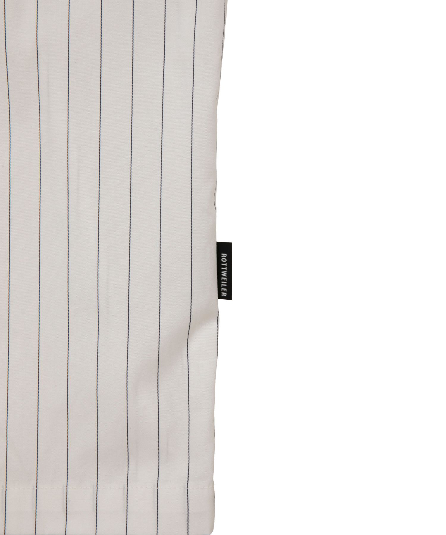 R9 STRIPE S/S SHIRTS (WHITE) / オープンカラー ストライプ シャツ