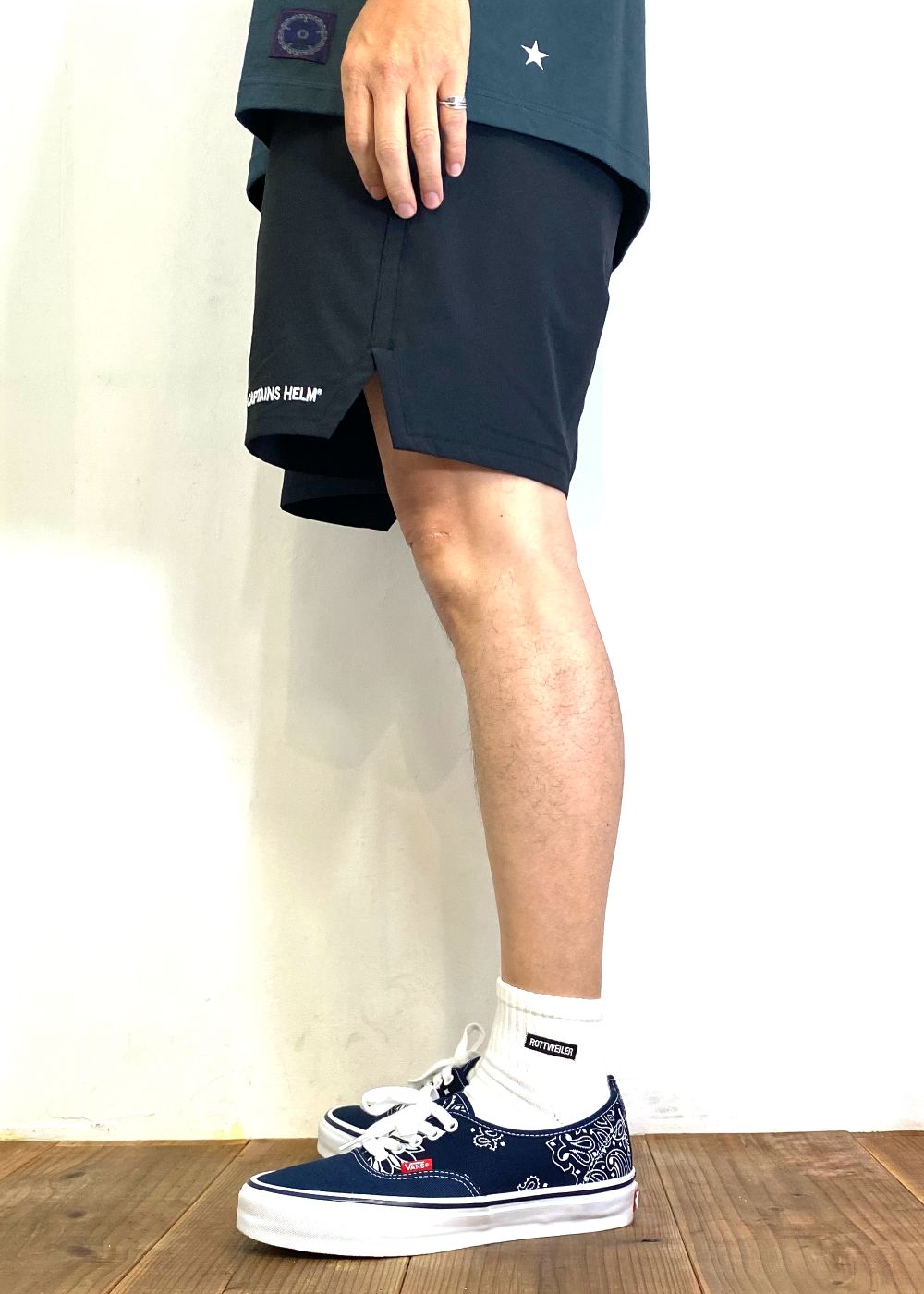 ACTIVE TECH SHORTS (BLACK) / ストレッチ ナイロン ショーツ
