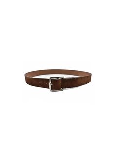Suede Leather Belt (DBR)  / スウェード レザーベルト