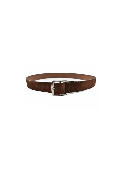 Suede Leather Belt (DBR)  / スウェード レザーベルト