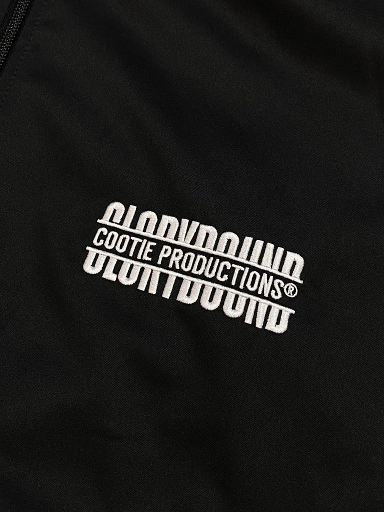 COOTIE PRODUCTIONS - Polyester Twill Track Jacket (BLACK 