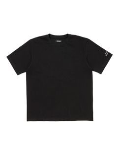R9 BASIC SS TEE (BLACK) /  オリジナル ロゴプリント Tシャツ