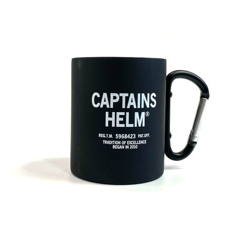 【ラスト1点】OUTDOOR MUG (BLACK) / カラビナ付き アウトドア マグカップ