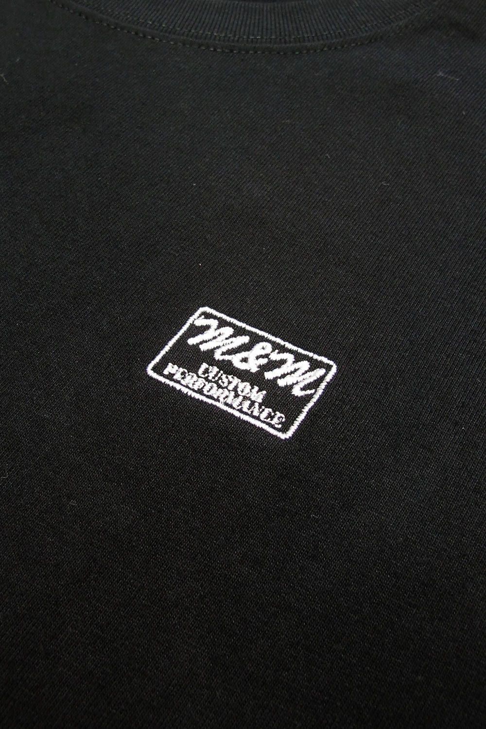 PRINT L/S TEE (BLACK) / ×TAMAGAWA DINER コラボロンT