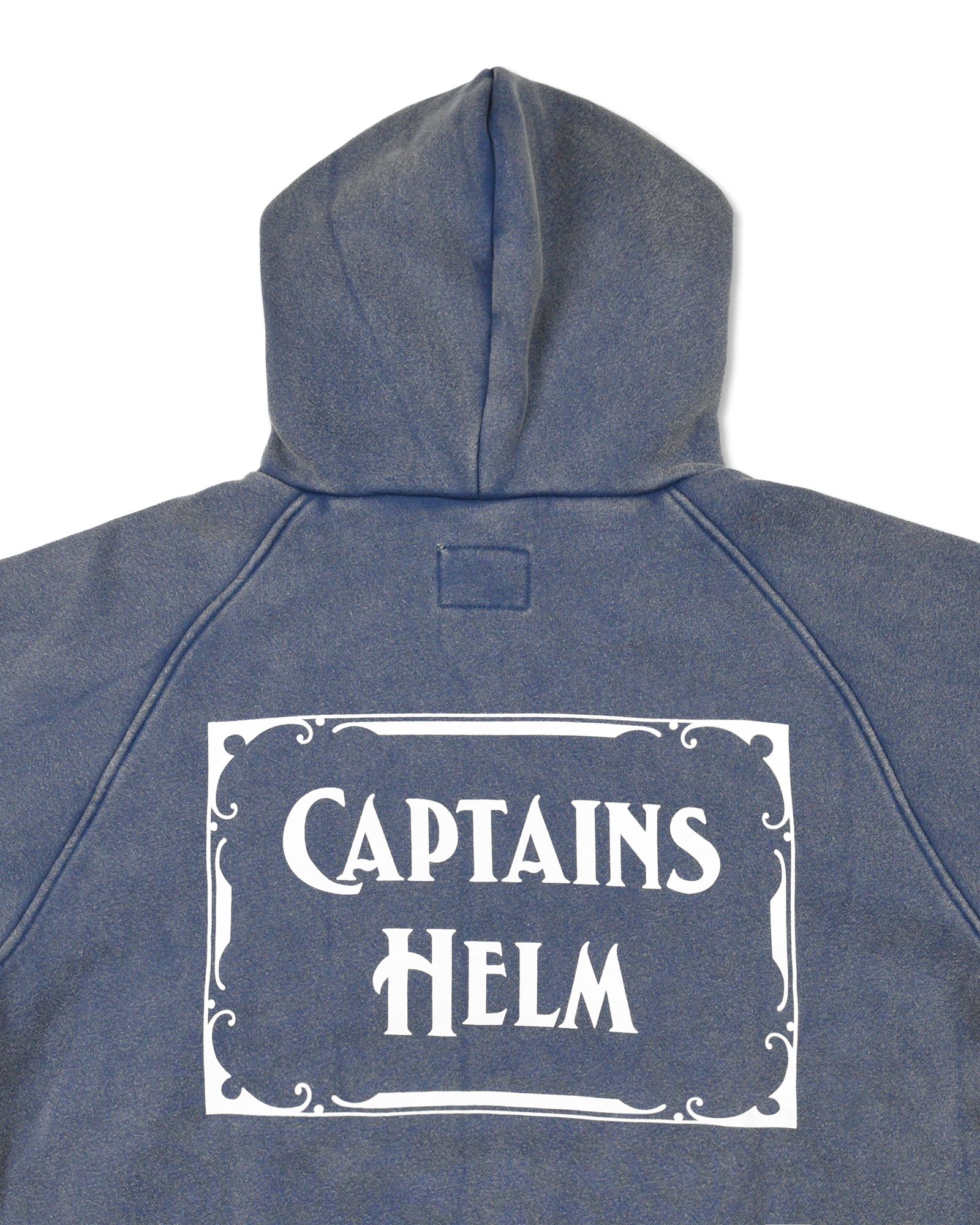VINTAGE LOGO HOODIE (VINTAGE NAVY) / ヴィンテージ加工 ロゴ スウェット パーカー