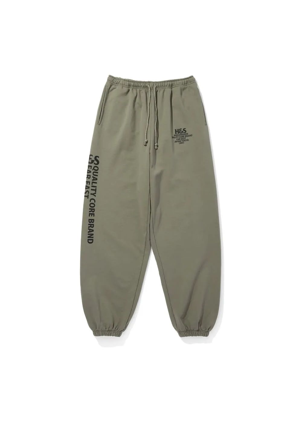 H&S Sweat Pant (OLIVE DRAB) / オリジナル セットアップスウェットパンツ / セットアップ可能
