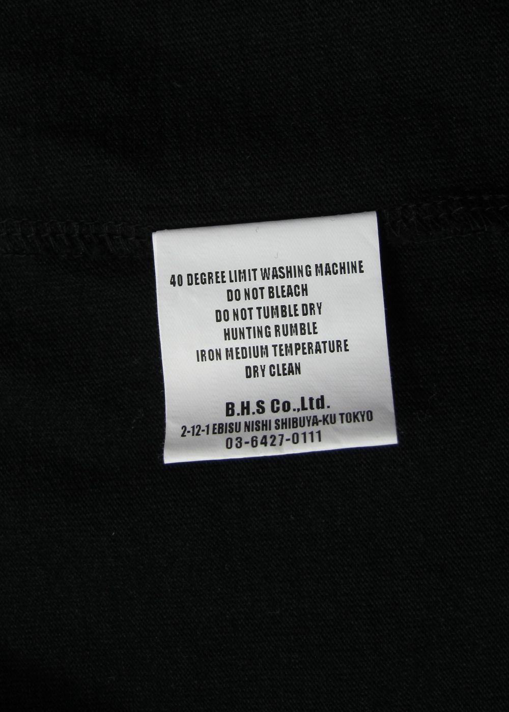 TWO WHEEL L/S TEE (BLACK) / 2ウィール ロング Tシャツ