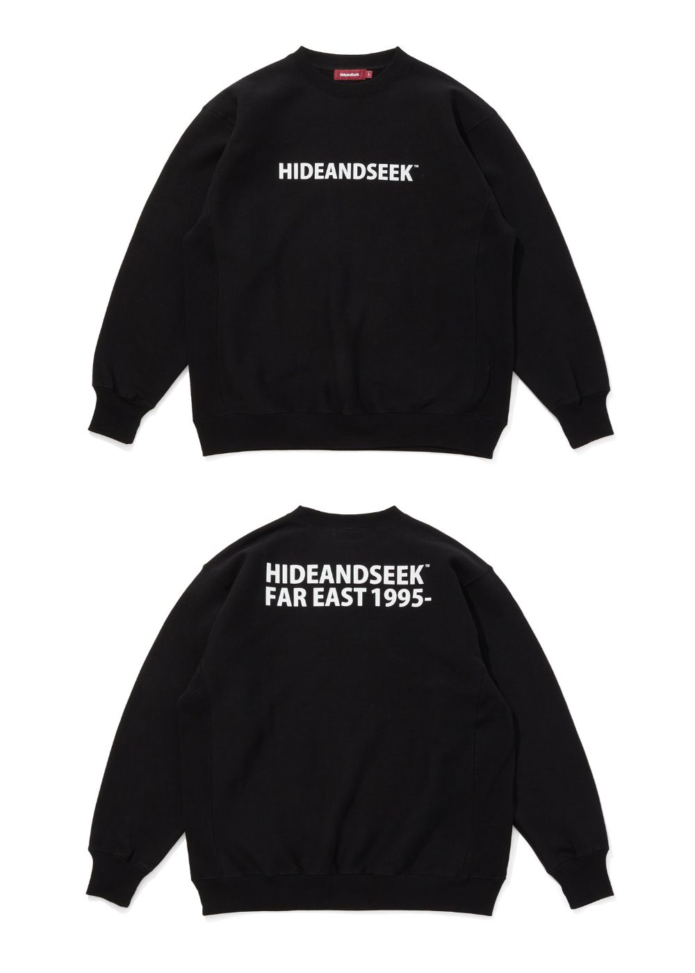 Logo Sweat Shirt (BLACK) / ロゴ クルーネック スウェット